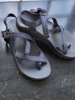 Men's Navy Blue Chaco J106171 Sandals Toe Loop Size 9